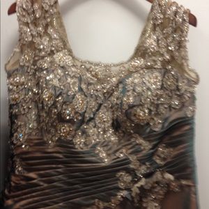 Designer gown.  Worn once